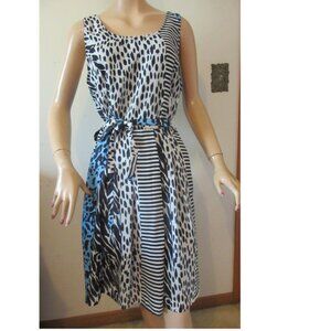 Tango Mango Sleeveless Belted Dress Women's Large